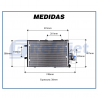 Condensadores CONDENSADOR  CHEVROLET CORSA SOHC NOVO 1.0 / 1.4 / 1.8 8V / MONTANA  2002 À 2011 OEM: 93305890 Imagem Miniatura 6