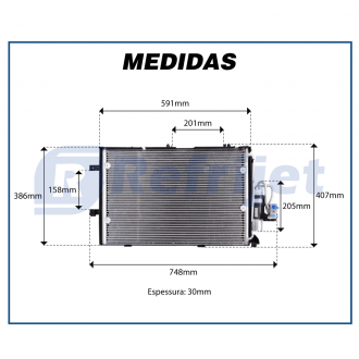 Condensadores CONDENSADOR  CHEVROLET CORSA SOHC NOVO 1.0 / 1.4 / 1.8 8V / MONTANA  2002 À 2011 OEM: 93305890 Imagem 6