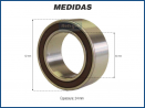 Componentes ROLAMENTO POLIA COMPRESSOR SD508 / 6P148 40X62X24 MM Imagem Miniatura 1
