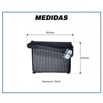 Evaporadores EVAPORADOR GM ASTRA 1998>2001 Imagem 7