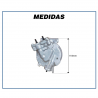 Compressores COMPRESSOR CITROËN C3/ C4/ DS3/ DS4/ DS5  PEUGEOT 208/ 308/ 408/ 2008/ 3008 - 6SEL16C MOTOR THP 2013 A 2019 Imagem Miniatura 10
