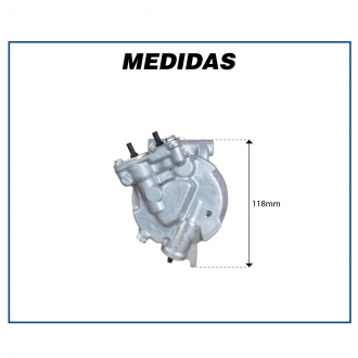 Compressores COMPRESSOR CITROËN C3/ C4/ DS3/ DS4/ DS5  PEUGEOT 208/ 308/ 408/ 2008/ 3008 - 6SEL16C MOTOR THP 2013 A 2019 Imagem 10